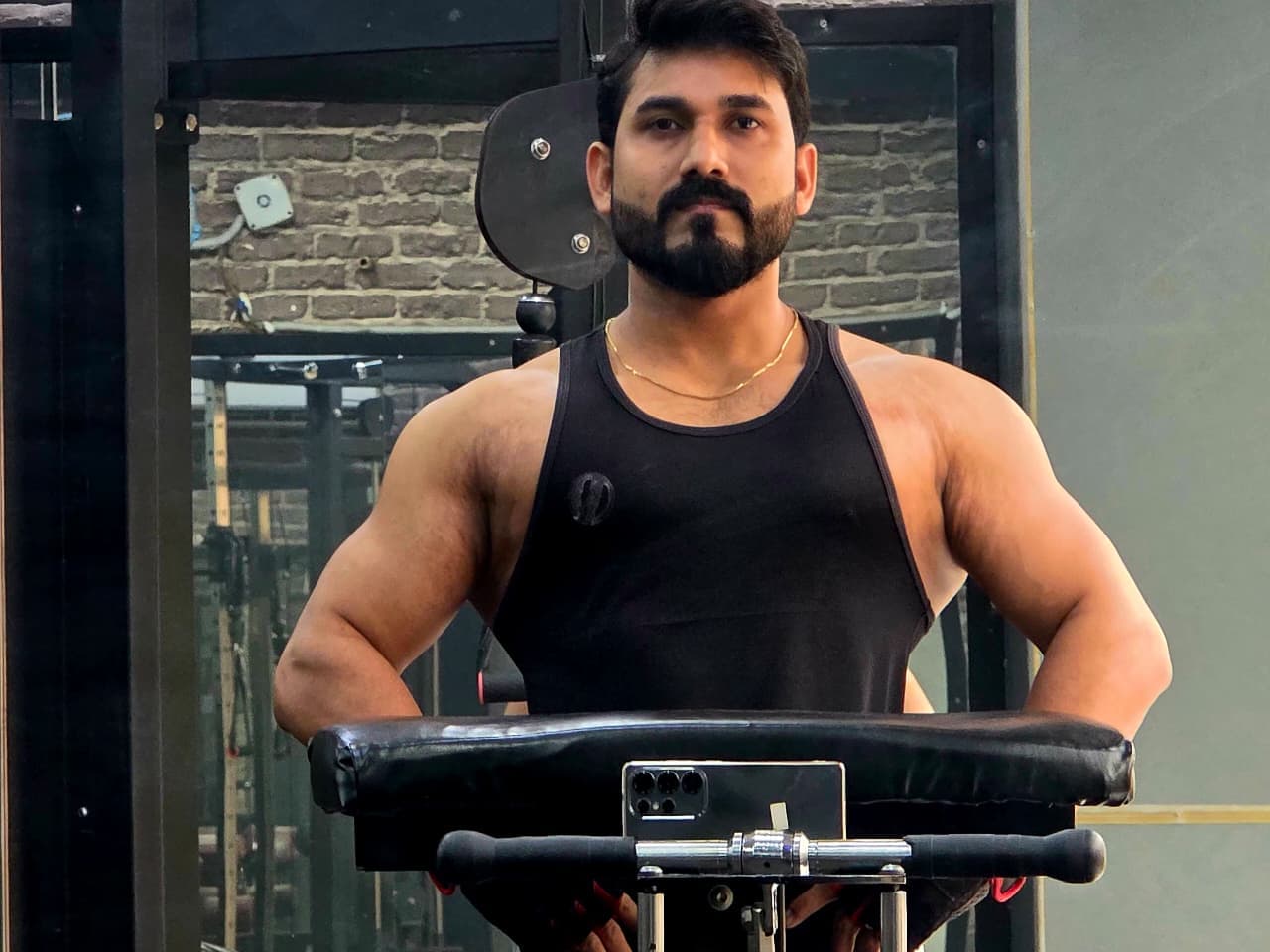 Mahendra gym workout